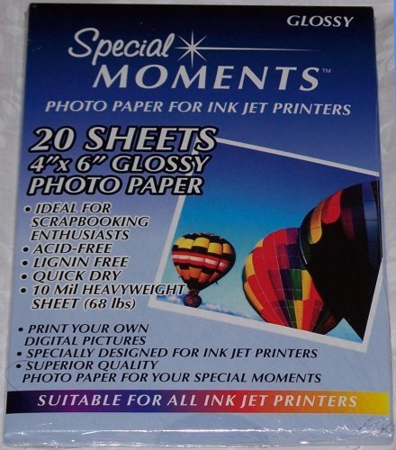 Special Moments - Photo Paper for Ink Jet Printers