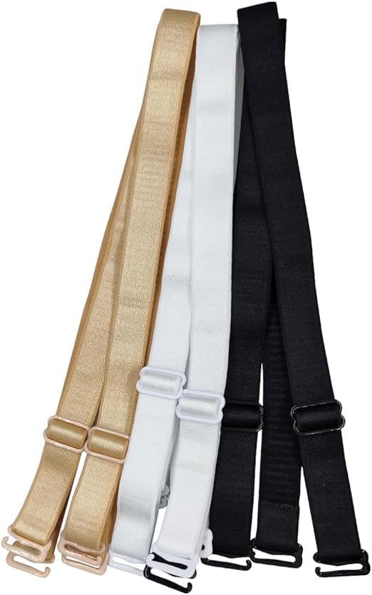 Women Bra Straps Multicolor Shoulder Bra Strap Replacement 12mm 14mm 15mm Width Elastic Adjustable (LZ-077)