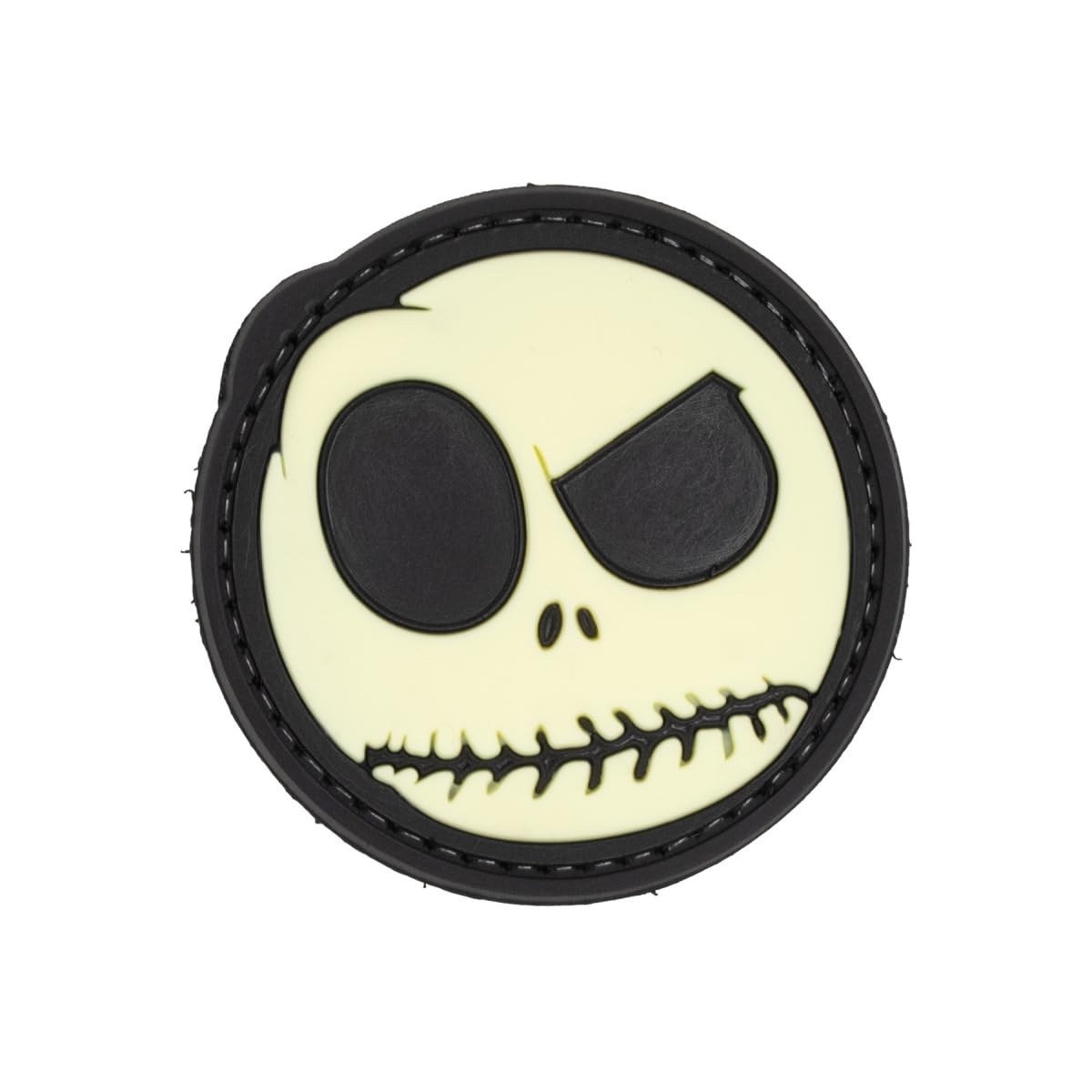 goldenball Glow in The Dark Big Nightmare Smiley PVC Patch-picture-19