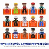 Playmags Społeczność 15-częściowy duży magnetyczny zestaw figurek - 3-calowy Play People, idealny do magnetycznych bloków budowlanych zabawek - STEM zabawki edukacyjne dla dzieci