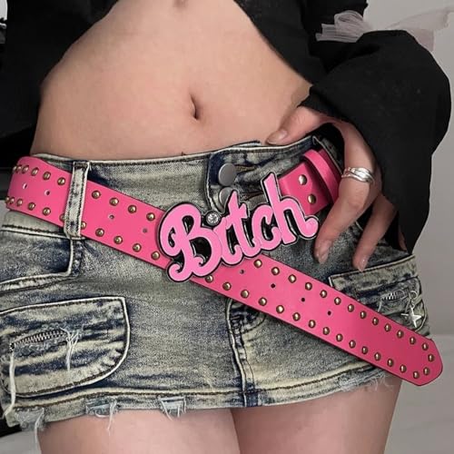 PU Accessories Alloy Hip Hop Punk Belt Wide Edge Waist Belt Casual Versatile Belt Retro Belt3