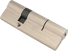 1pcs Brass Asymmetrical Lock Cylinder - Double-Sided 5-Key Lock for Fire-Proof Doors & Doors(75mm)