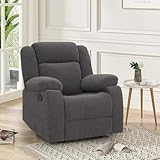 Duroflex Avalon - Fabric Single Seater Recliner - Grey