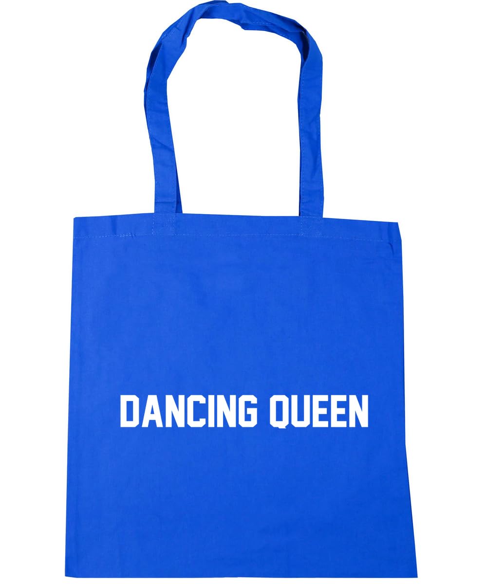 Hippowarehouse Dancing Queen Tote Shopping Gym Beach Bag 42cm x38cm, 10 litres