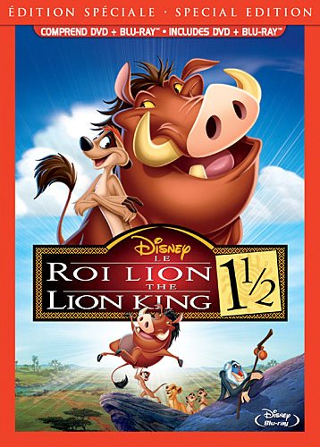 Le Roi Lion 1 1/2 (Édition spéciale) / The Lion King 1 1/2 (Special Edition) (Bilingual DVD Combo Pack) [Blu-ray + DVD] [Blu-ray]