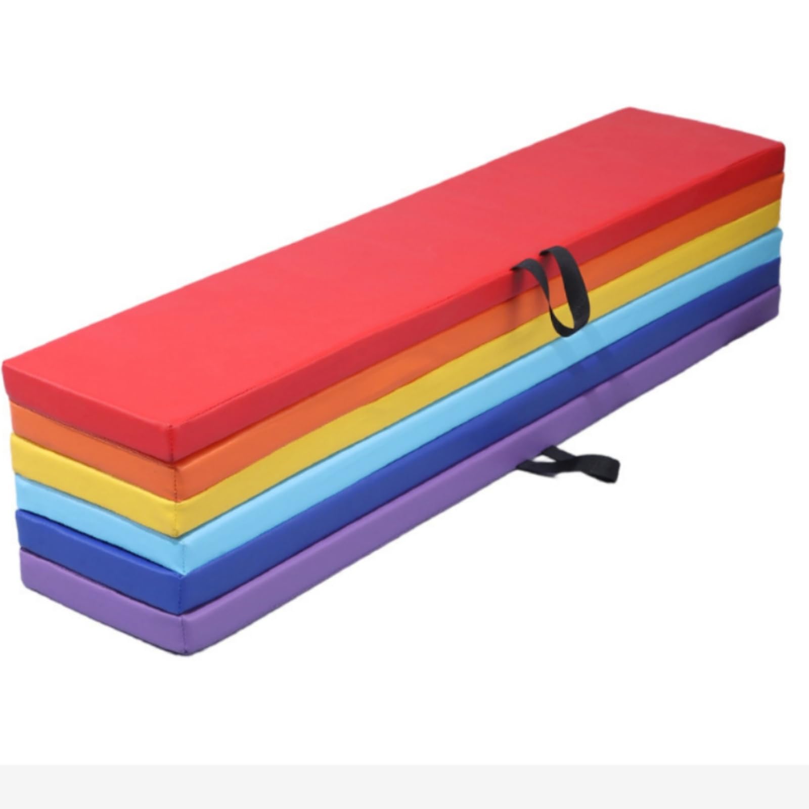 Faltbare Sportmatte platzsparend klappbare Gymnastikmatte klappbare Sportmatte für Turner, Tänzer, Zuhause, Entspannungstraining