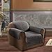Elegant Comfort Quilted Furniture Protector for Pet Dog Children Kids Special Treatment Microfiber as Soft as Egyptian Cotton Chair, Gray