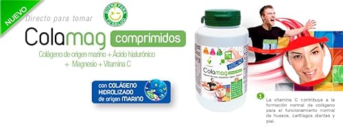 Novadiet - COLAMAG COMPRIMIDOS con Colágeno de Origen Marino, Ácido Hialurónico, Magnesio y Vitamina C, Ayuda a Proteger los Huesos, Piel, Articulaciones y Dientes - Colágeno - 180 Comprimidos - imagen 6