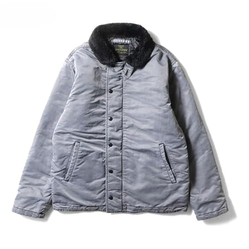 [�q���[�X�g��] PIGMENT DYE N-1 DECK JACKET �����Y 51506BKL BLACK L