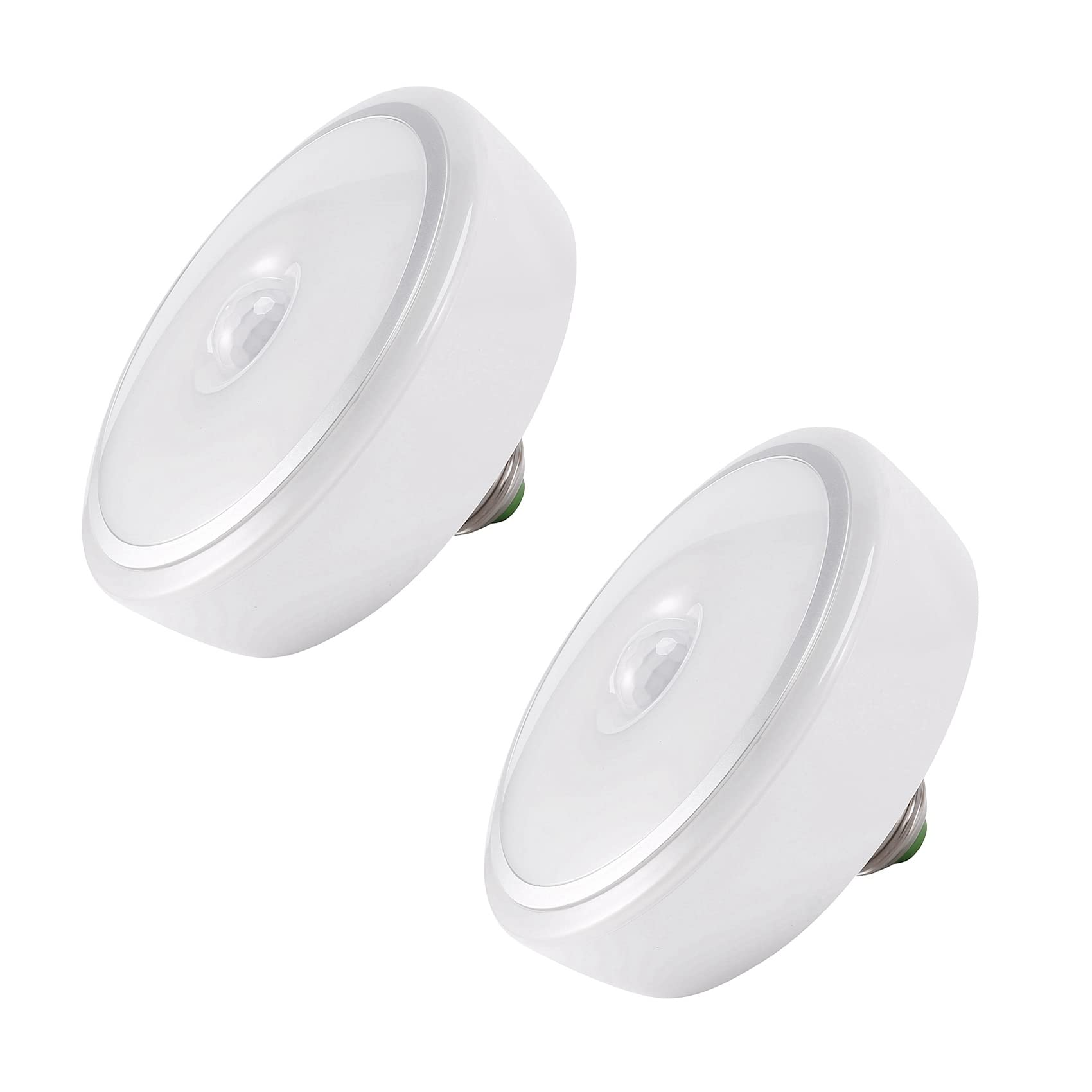 Hndhbfgrt 2X 15W Motion Sensor Light Bulb - Super Bright Motion Activated LED Bulb with Motion PIR Infrared Sensor