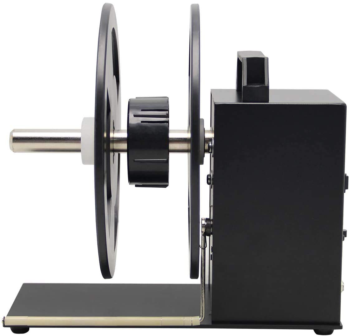 Riavvolgitore automatico di etichette per stampante di codici a barre - Riavvolgimento bidirezionale da 10 pollici/s, design efficiente e compatto