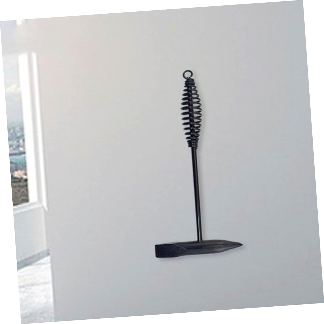 Spring Welding Chipping Hammer with Coil Spring Handle Portable Metal Slag Remover Tool for Mechanics and Welders Dual Ended Flat and Conical Chisels with Hanging Hook for Easy
