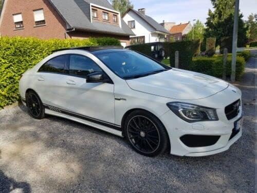 Miniatura 2 de 1 juego de calcomanías universales para cubierta de techo, falda de rayas laterales, para todos los autos, SUV, vinilo para parachoques mate (4