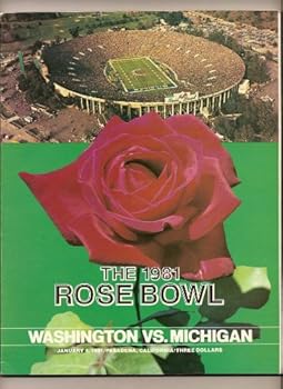 Unknown Binding 1981 Rose Bowl Game program Washington Michigan Book