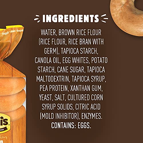 Udi's Gluten Free Plain Bagels, Frozen, 13.9 Oz. #TOP6