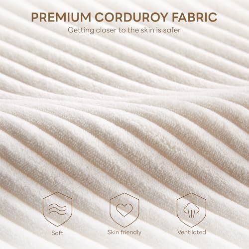 LIKIMIO Folding Sofa Bed, 3-in-1 Convertible Sleeper Sofa Bed with Armrest, Fold Out Floor Couch, Folding Couch for Living Room, Dorm, Home Office, Guest Room, Apartment, Beige