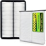 COCOAUTO Cabin Engine Air Filter Kit for Mazda CX-5 CX5 (2013-2024) 2.0L/2.5L Naturally Aspirated