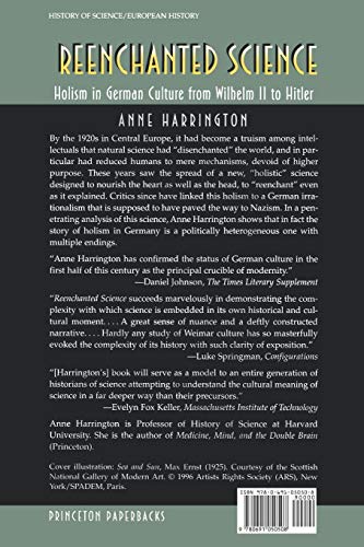 Reenchanted Science: Holism in German Culture from Wilhelm II to Hitler