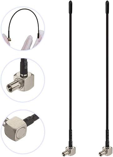 Vista 3 de Bingfu Antena 4G LTE Mini Soft Whip TS9 (paquete de 2) compatible con Verizon AT&T T-Mobile Sprint 4G LTE Mobile Hotspot MiFi Router Celular Módem