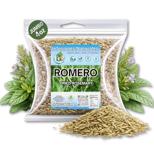 Romero Dried Rosemary Leaves 4oz Premium Herbs