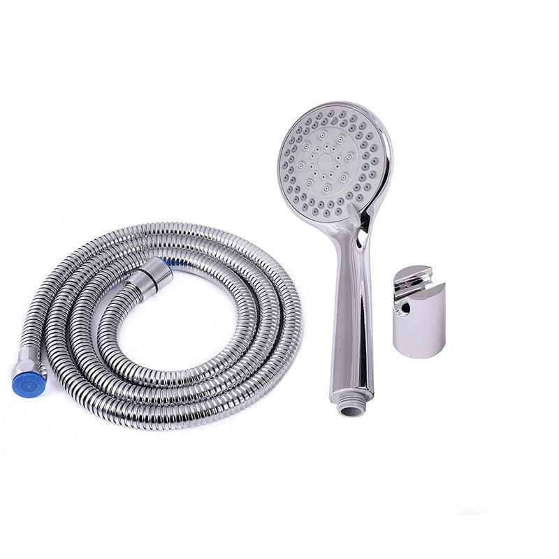 Supreme Bazaar ABS Plastic 5Gear Hand Rain Spray Hand Shower Head with 1.5mtr Stainless Steel Tube and Wall Hook | Bathroom Shower | Hand Shower (Set of 1) (B0B18HYZKR) Amazon Price History, Amazon Price Tracker
