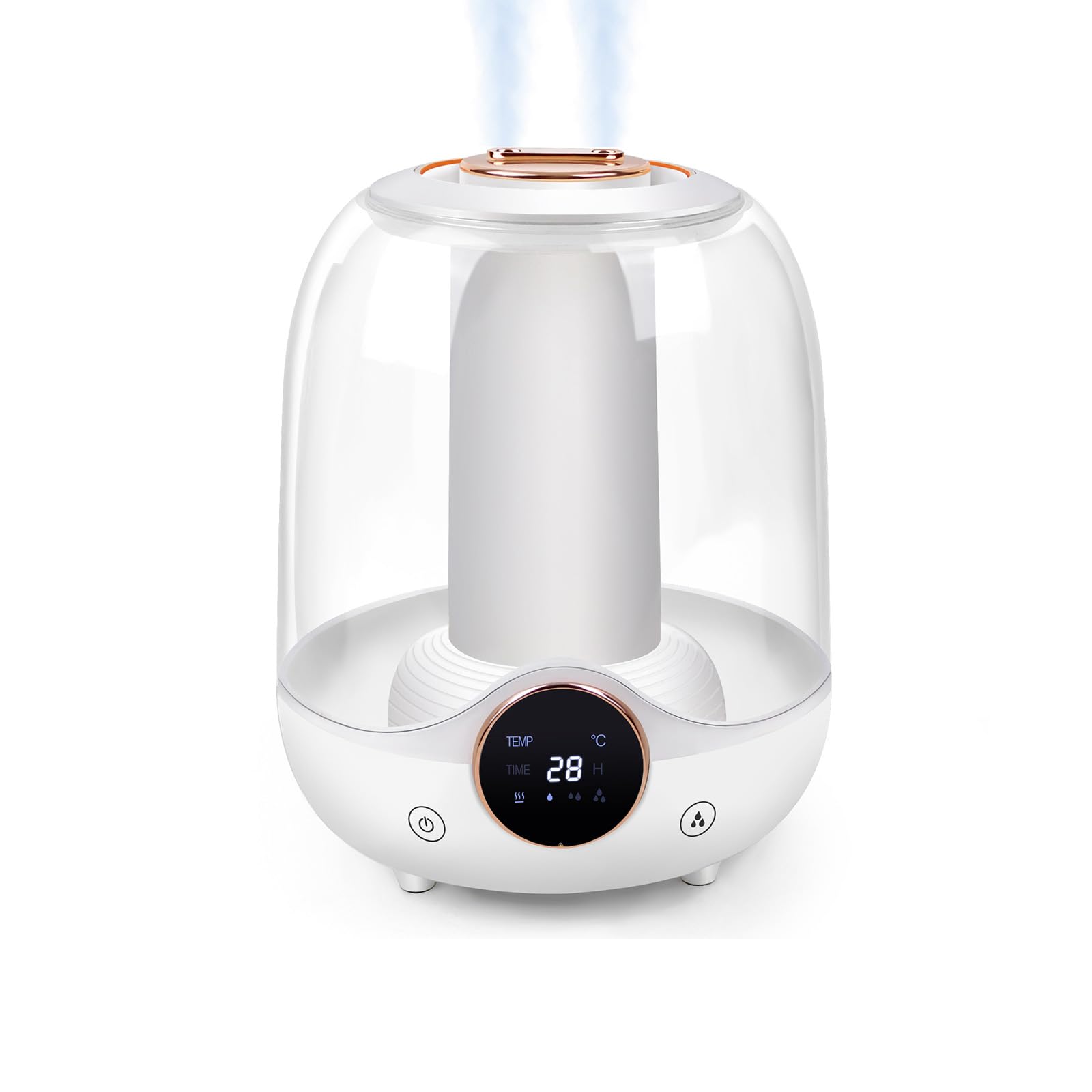 Humidifier for Bedroom, Humidifiers for Baby, 3L Cool Mist for Large Room, Bedroom Humidifiers Cool Mist Air Humidifier Quiet for Home and Office, Humidifier Whisper Quiet for Bedroom
