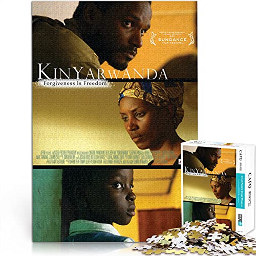 ZKSB Kinyarwanda Puzzle 1000 Teile Spielzeug für Erwachsene 1000 Teile Filmpuzzle Wachstumspartner für Kinder 38x26cm