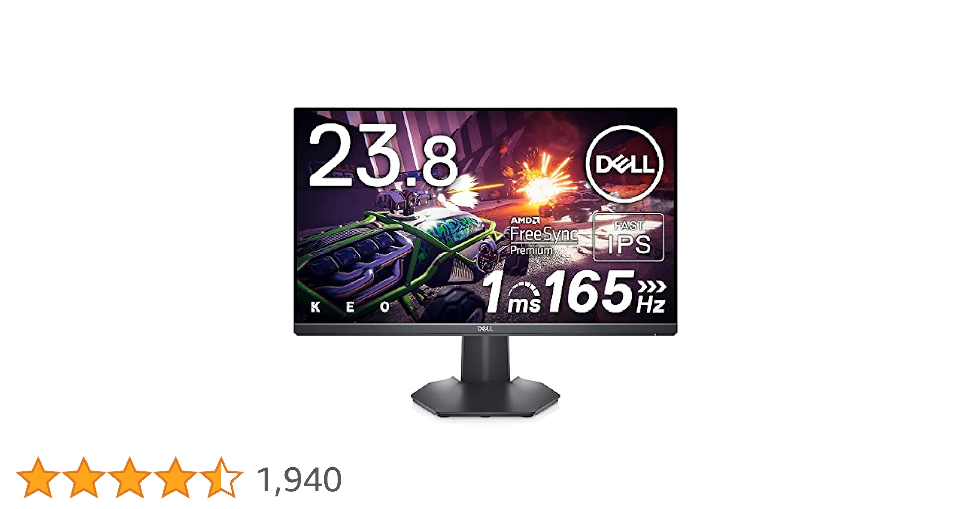「格安」Dell G2422HS 23.8インチ 165Hz FHD モニター Amazon.co.jp: Dell G2422HS 23.8インチ ゲーミングモニター (3