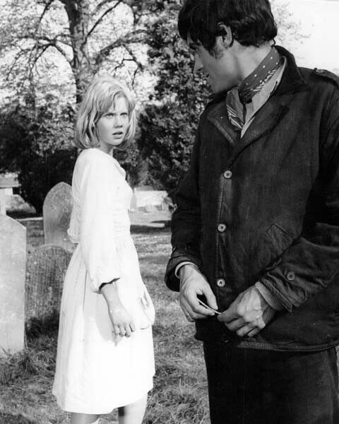 Sky West and Crooked 1965 Hayley Mills & Ian McShane in graveyard Poster 24x36 inch Poster Iconic Wall Art