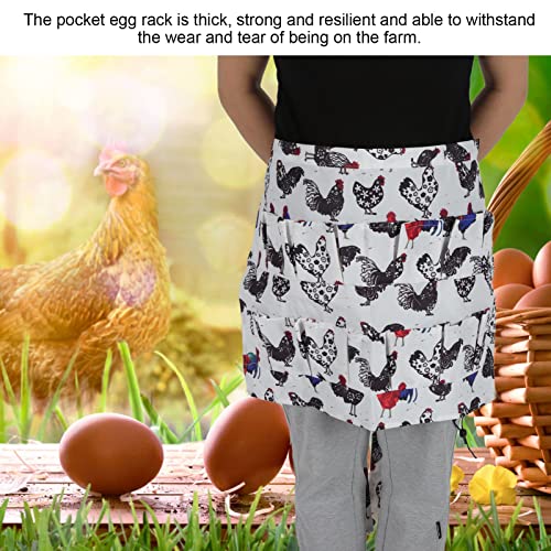 Eiersammelschürze, Erwachsenenstil, 12 Taschen, Hühnerei-Sammelschürze, Hände frei für Zuhause(B-Typ) – Bild 6