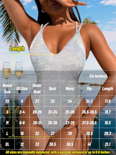 Image of ShawGobow Sexy Swimsuit for Women,Backless Scrunch Butt High Cut Monokini,One Piece Cheeky Bathing Suit Beach Pool Party