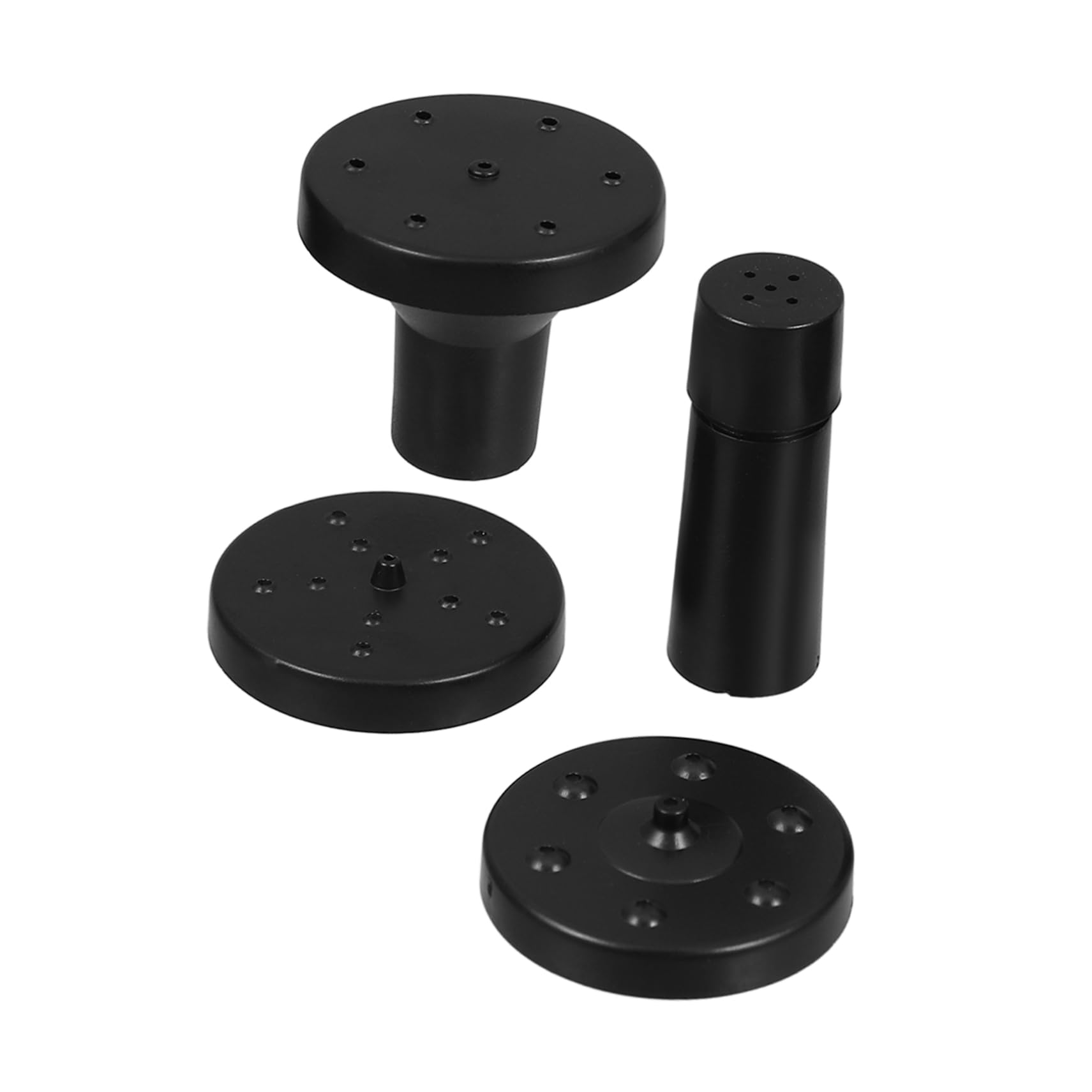 Milisten 6 Nozzles Solar Fountain Pump Parts for Garden Decor Bird Bath Bubbler Solar Water Fountain