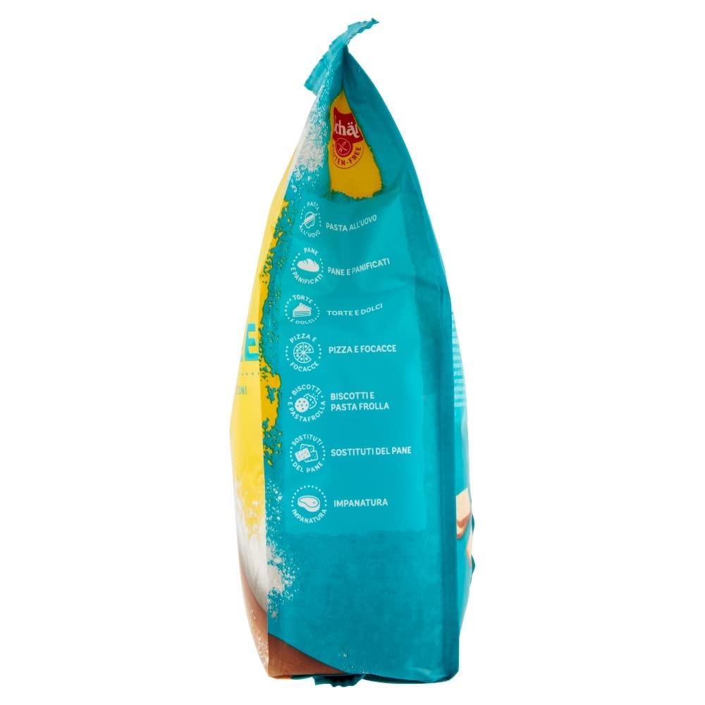 Lot de 6 mélanges universels de farine pour les personnes qui ne tolèrent pas le gluten, sans gluten, 1 kg