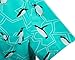 NUTEXROL Mens Aloha Hawaiian Shirt Flamingos Printed Casual Short Sleeve Beach Wear Penguin Green S
