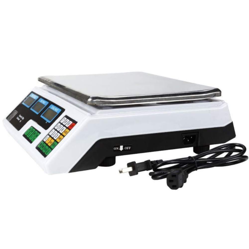 New Digital Scale Price Computing Deli Food Produce Electronic Counting Weight 60LB 30kg