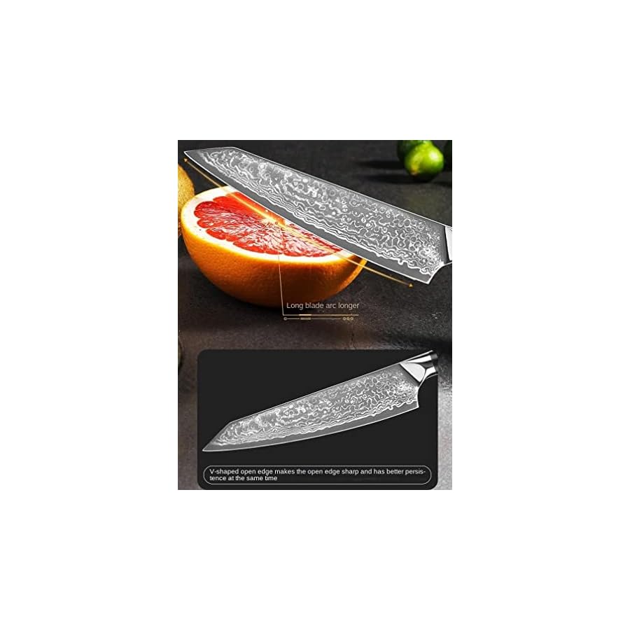 Kitchen-Knife-Sets-9PCS-Knife-Set-67-Layers-VG10-Damascus-Steel-Kitchen-Kitchen-Chopper-Meat-Cleaver-Household-Full-Set-Of-Knives Kitchen Knife Sets, 9PCS Knife Set 67 Layers VG10 Damascus Steel Kitchen Kitchen Chopper Meat Cleaver Household Full Set Of Knives