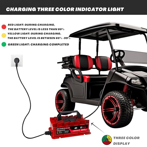 Lhibyolo LH-4815TXT 48V Golf Carts Battery Charger For 15 Amp Ezgo Rxv & Txt thumb #5