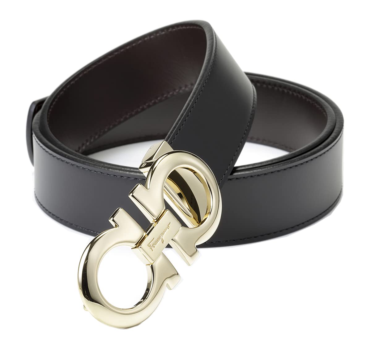 美品✨Ferragamo フェラガモ　ベルト リバーシブル　調整可能 112cm FERRAGAMO フェラガモ (Salvatore Ferragamo) リバーシブル