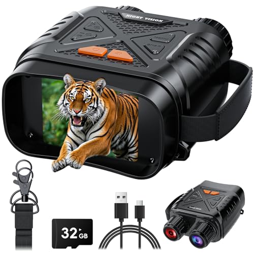 Night Vision Goggles, SKYBASIC Night Vision Binoculars for Adults, 10X