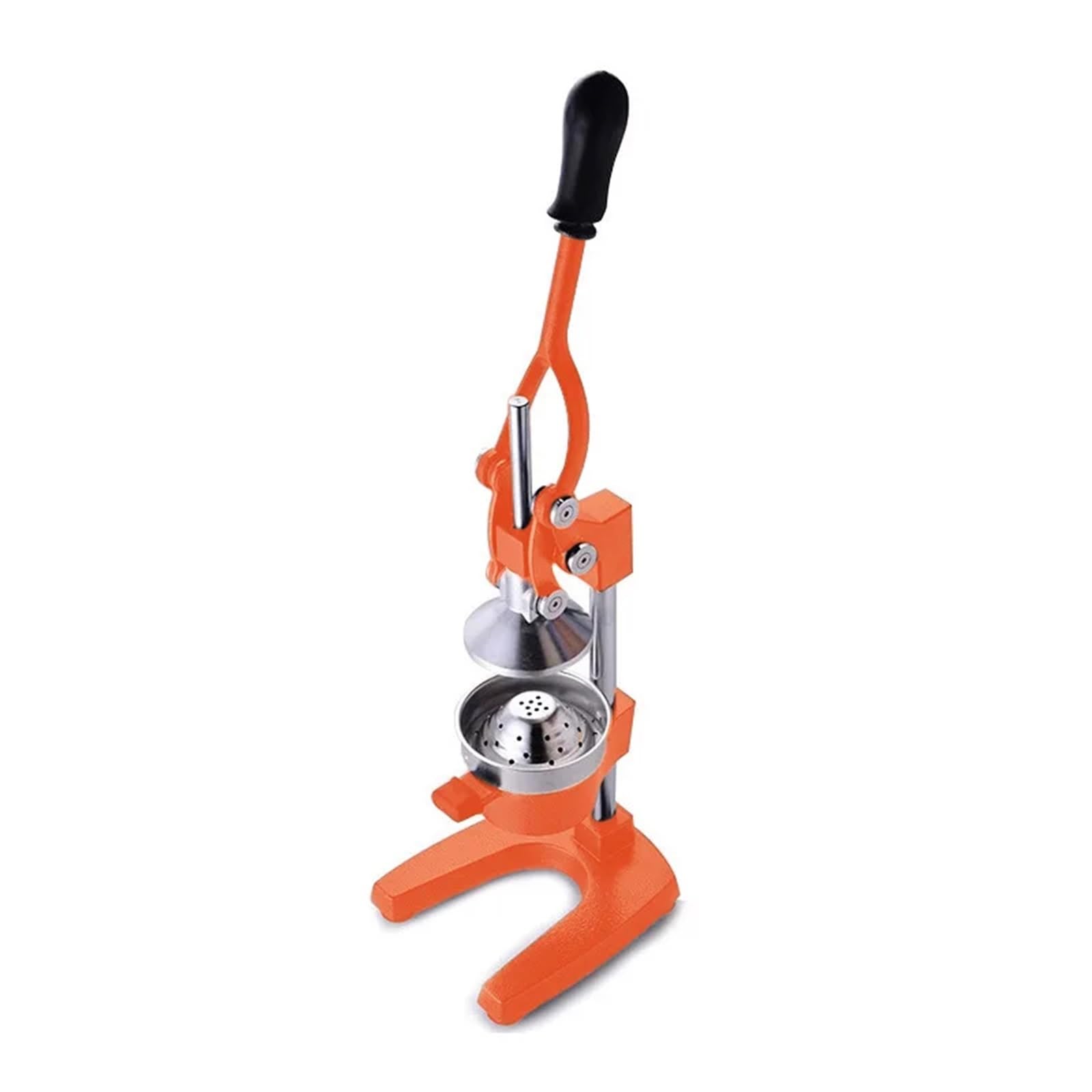 Esprimidores Manual Exprimidor manual de cocina doméstico multifuncional hierro fundido. Desmontaje rápido. Fácil limpiar(Orange)