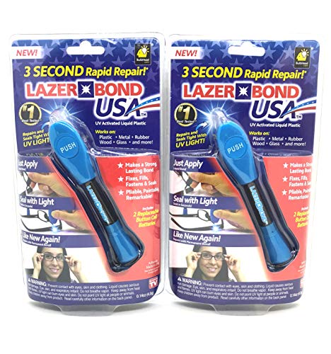 Lazer Bond - Liquid Resin Seals in Only 3 Sec (2 Packs) As Seen ON TV Lazer Bond - Liquid Resin Seals in Only 3 Sec (2 Packs) As Seen ON TV