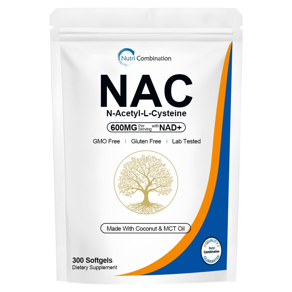 Aeteon Suplemento de NAC e NAD+ 600 mg e 10 mcg, 300 cápsulas