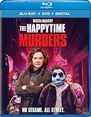 Image of THE HAPPYTIME MURDERS BLU. Brand catalog list of Universal Studios. Scored with a 3.0 over 5.