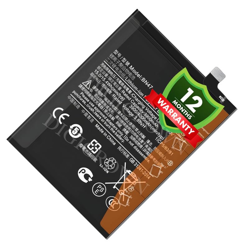 Image of Original BN47 Battery Compatible for Xiaomi Mi A2 Lite - (4000mAh) - 1 Year Warranty