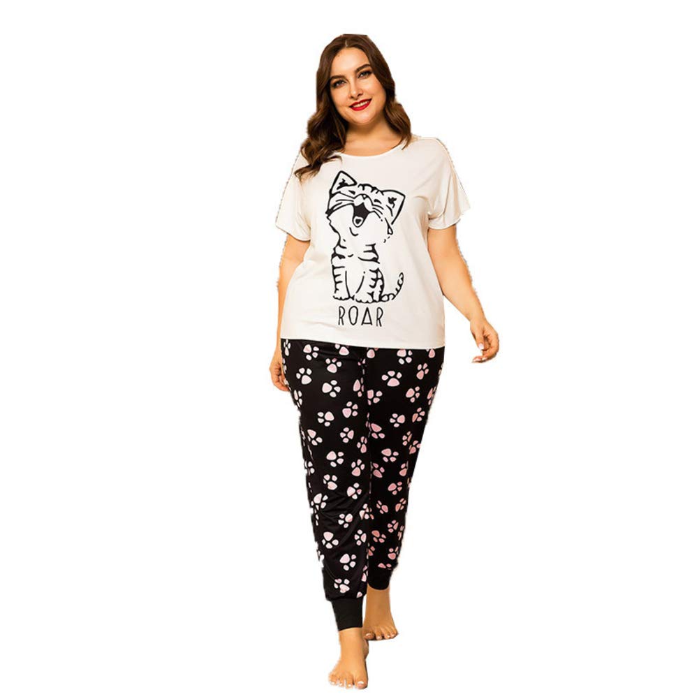 ACHICGIRLCat Print Loungewear Set