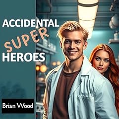 Accidental Superheroes Audiolibro Por Brian Wood arte de portada
