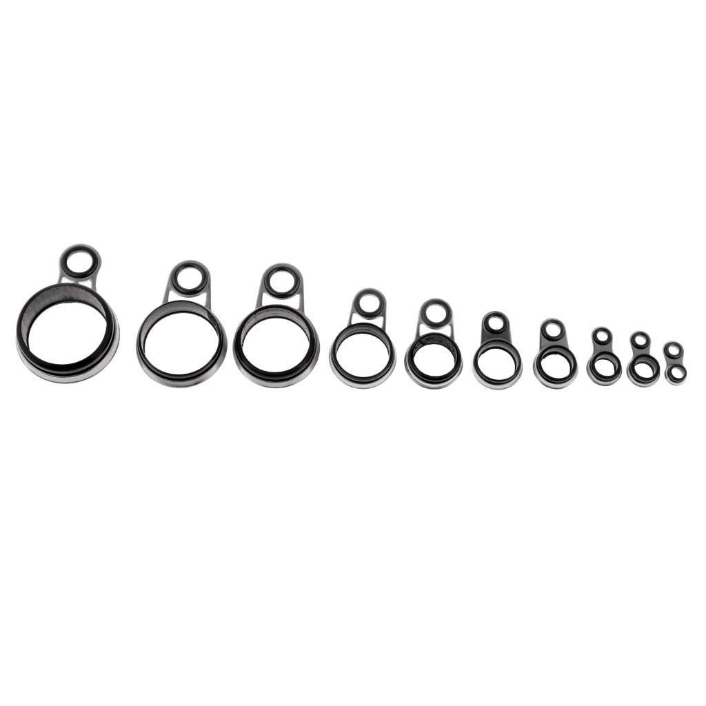 B Baosity 49x Guía Anillos de Cerámica Telescópica Caña Pescar Mixed Size Baitcasting Spincasting Aparatos
