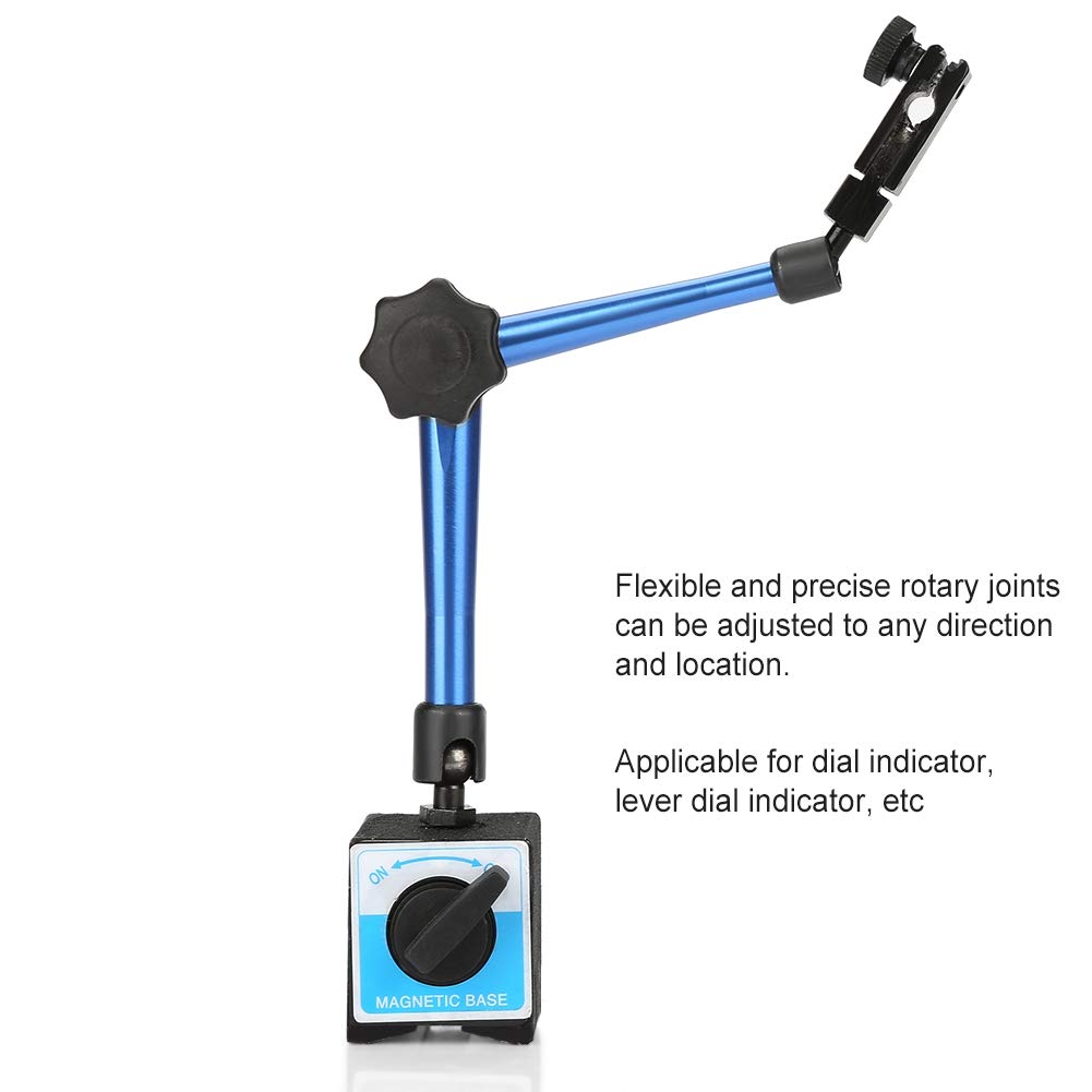 Yinhing Medidor magnético, soporte magnético Soporte flexible de precisión para relojes comparadores