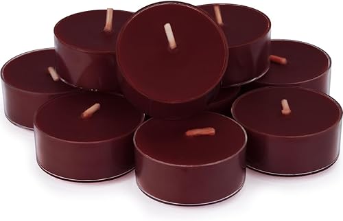 DEYBBY Velas perfumadas, velas de té de cera de soja de larga duración utilizadas para todos los soportes, taza transparente, 12 unidades, hasta 4 disponible en Yaxa Peru