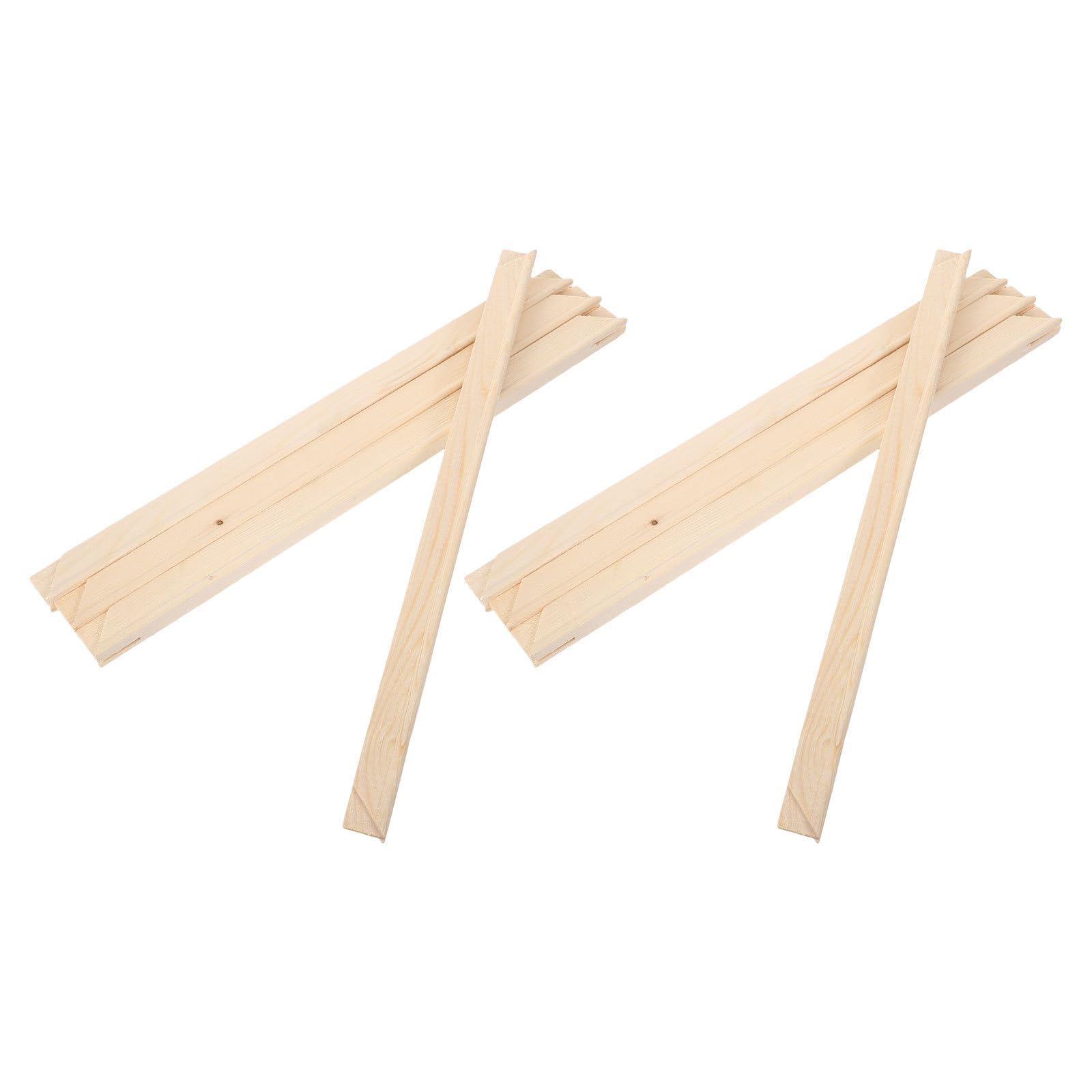 Barras de madera con diseño antiarrugas para montaje fácil de lienzos cuadrados